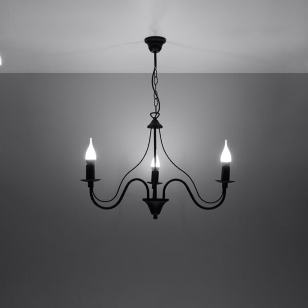Chandelier Minerwa 3 Black - Image 3