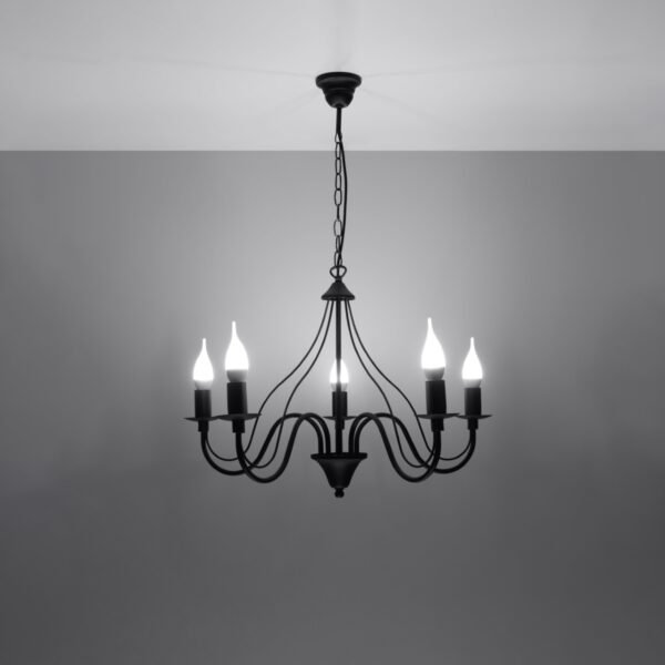 Chandelier Minerwa 5 Black - Image 3