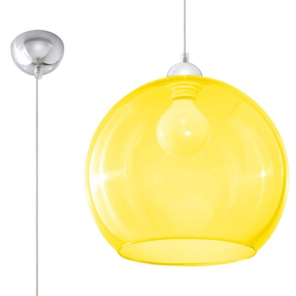 Pendant Lamp Ball Yellow