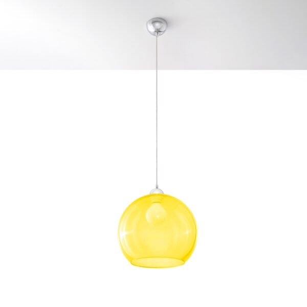 Pendant Lamp Ball Yellow - Image 2