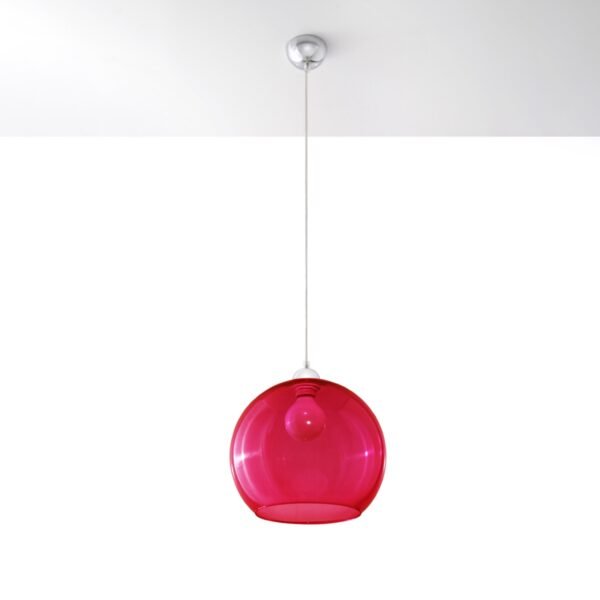 Pendant Lamp Ball Red - Image 2