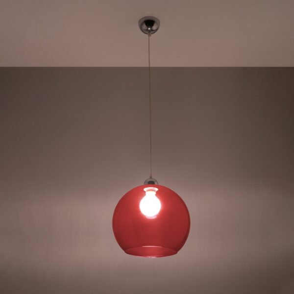 Pendant Lamp Ball Red - Image 3