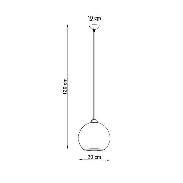 Pendant Lamp Ball White - Image 4