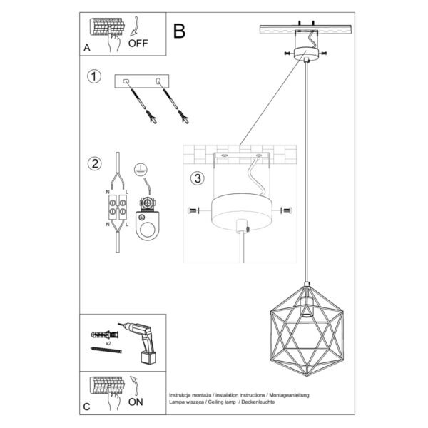 Pendant Lamp Gaspare White - Image 5