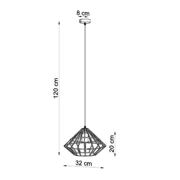 Pendant Lamp Umberto Black - Image 4