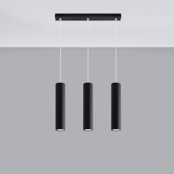 Pendant Lamp Lagos 3l Black - Image 2