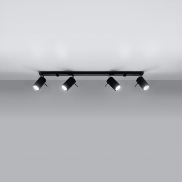 Ceiling Lamp Ring 4l Black - Image 2