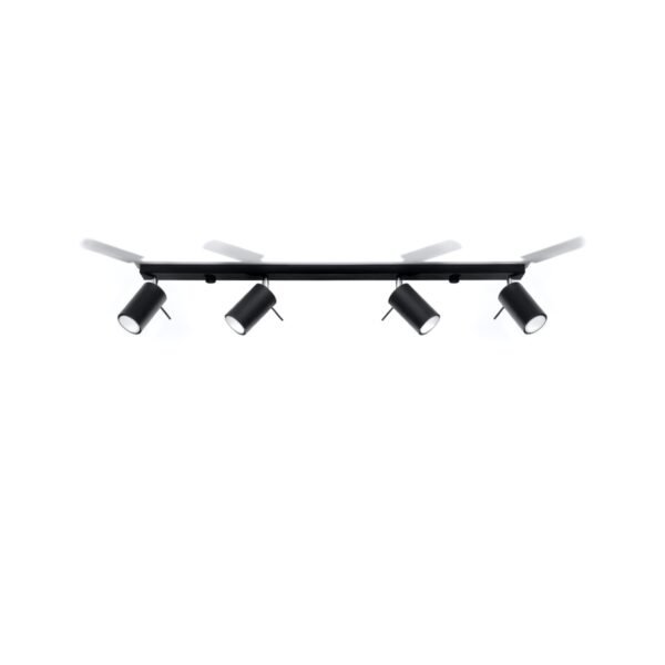 Ceiling Lamp Ring 4l Black - Image 3