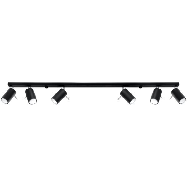 Ceiling Lamp Ring 6l Black