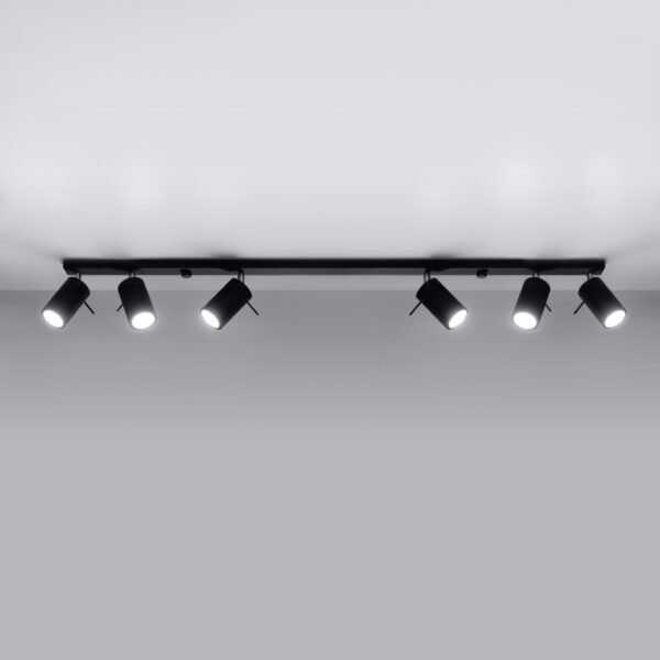 Ceiling Lamp Ring 6l Black - Image 2
