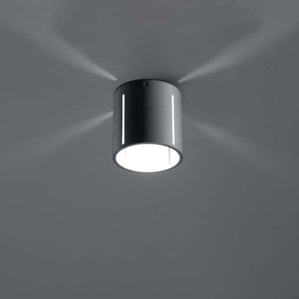 Ceiling Lamp Inez Grey Single Ceiling Lights Modern Designer Lights