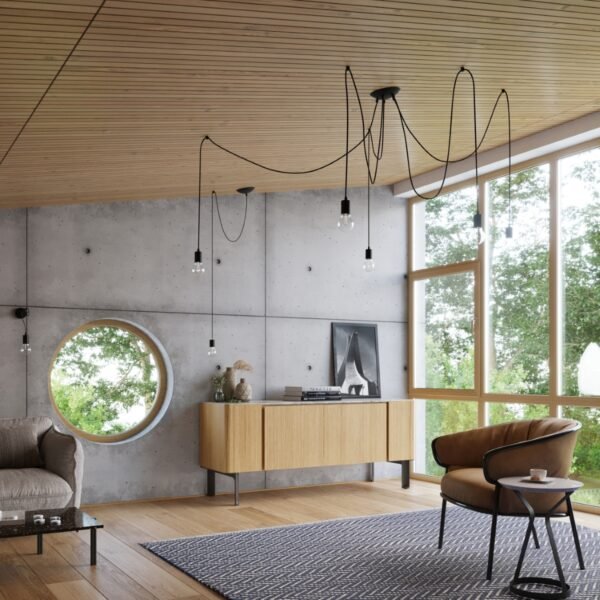 Pendant Lamp Edison 1 Black - Image 6
