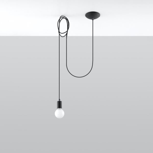 Pendant Lamp Edison 1 Black - Image 2