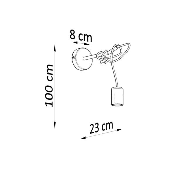 Wall Lamp Edison Black - Image 4