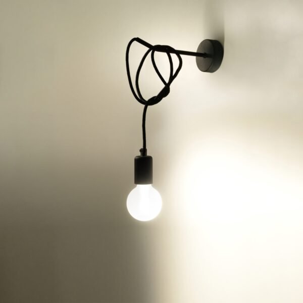 Wall Lamp Edison Black - Image 3
