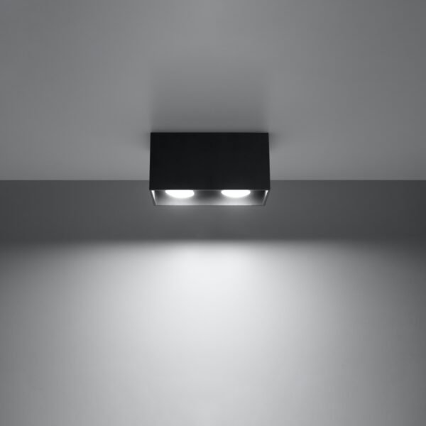 Ceiling Lamp Quad Black - Image 3