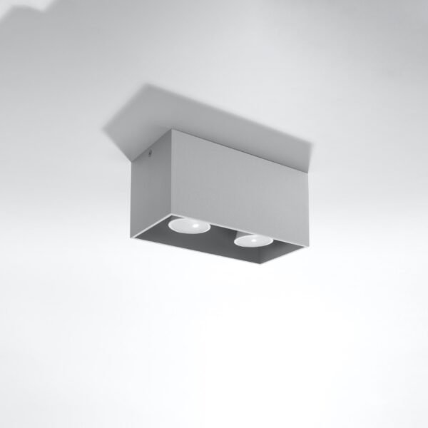 Ceiling Lamp Quad Grey - Image 2