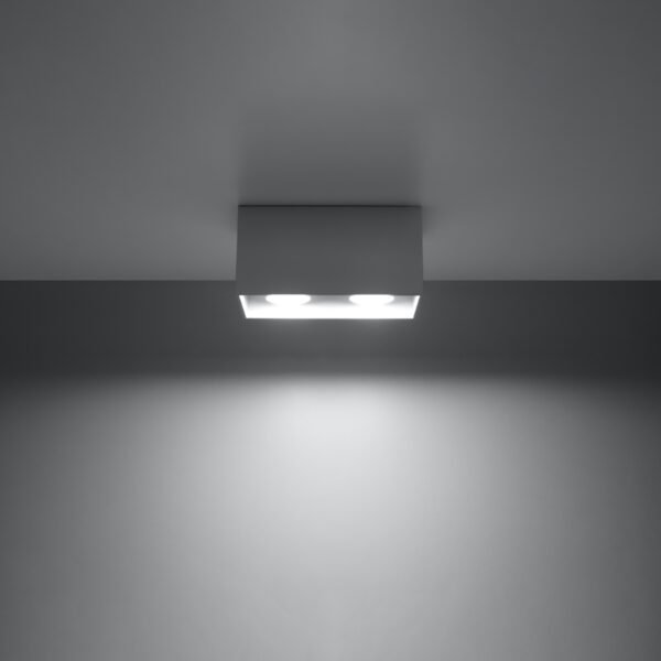 Ceiling Lamp Quad Grey - Image 3