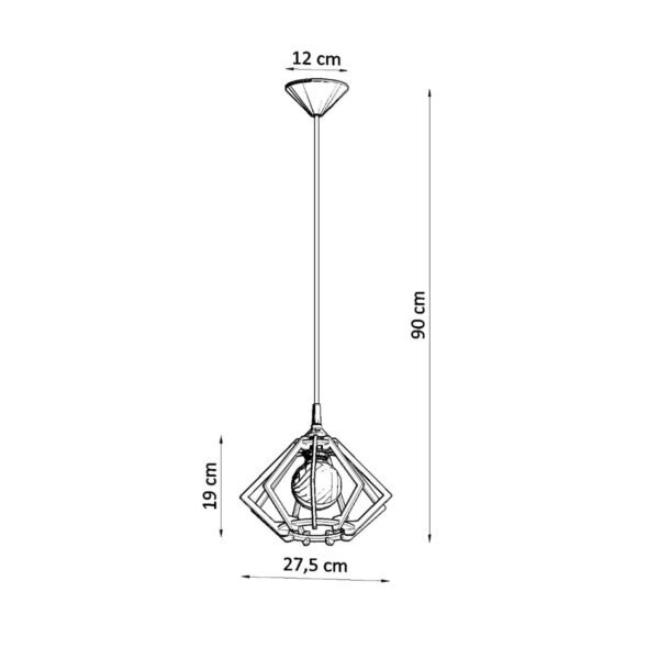 Pendant Lamp Pompelmo Natural Wood - Image 4