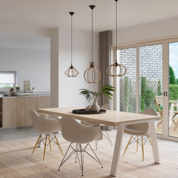 Pendant Lamp Pompelmo Natural Wood - Image 6