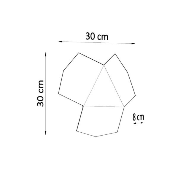 Wall Lamp Tre White - Image 4