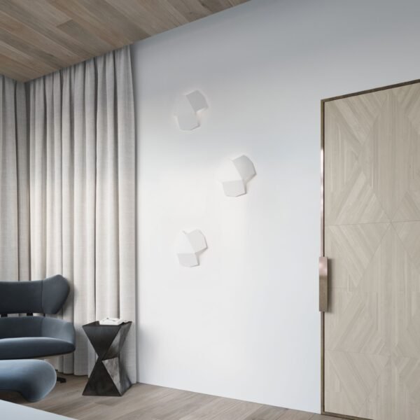 Wall Lamp Tre White - Image 6
