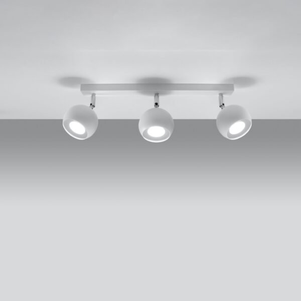 Ceiling Lamp Oculare 3 White - Image 3