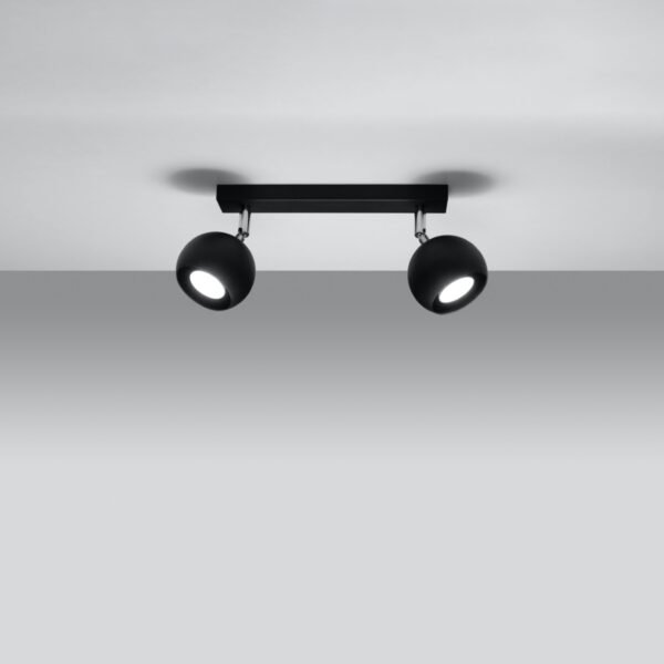 Ceiling Lamp Oculare 2 Black - Image 3