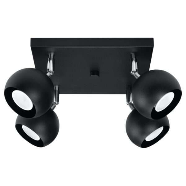 Ceiling Lamp Oculare 4 Black Cluster Ceiling Lights Modern Designer Lights