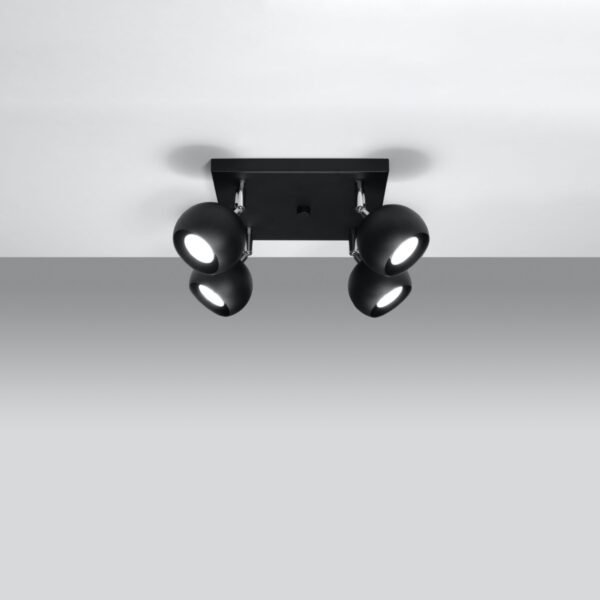 Ceiling Lamp Oculare 4 Black Cluster Ceiling Lights Modern Designer Lights