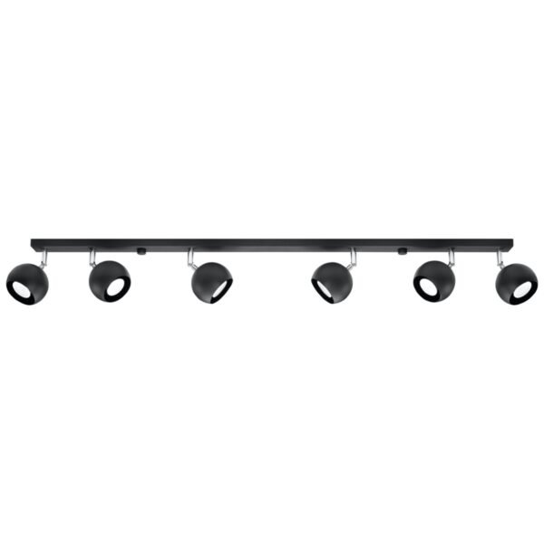 Ceiling Lamp Oculare 6l Black