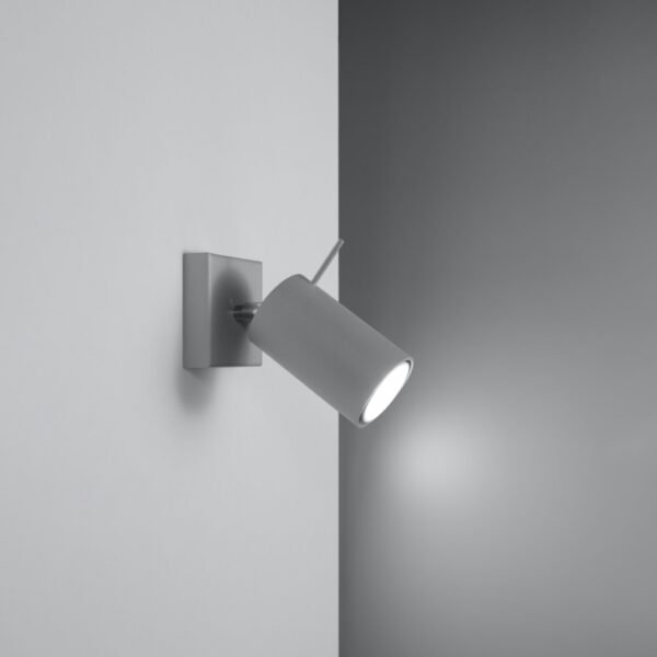 Wall Lamp Ring 1 Grey - Image 3