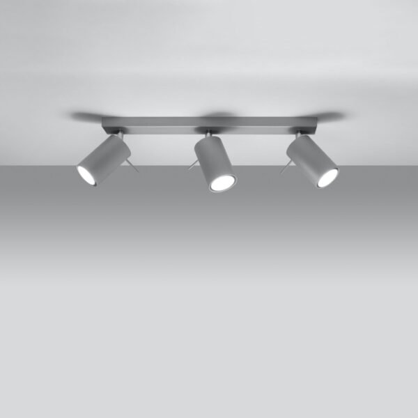 Ceiling Lamp Ring 3 Grey - Image 3