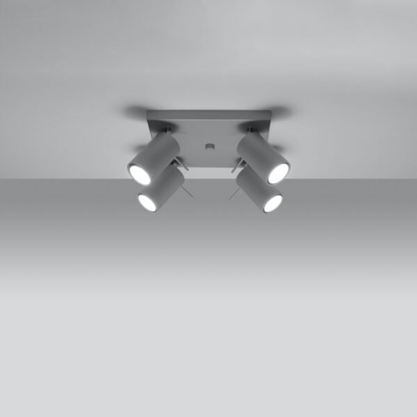 Ceiling Lamp Ring 4 Grey - Image 3