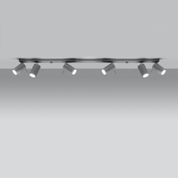 Ceiling Lamp Ring 6l Grey - Image 3