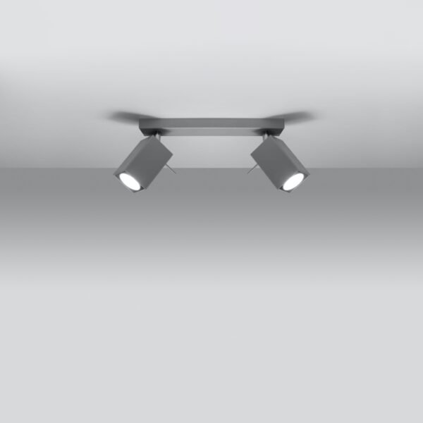 Ceiling Lamp Merida 2 Grey - Image 3