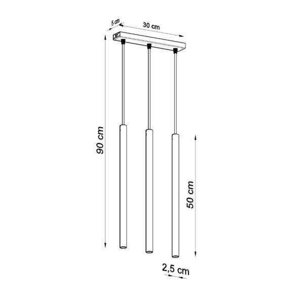 Pendant Lamp Pastelo 3 White - Image 4