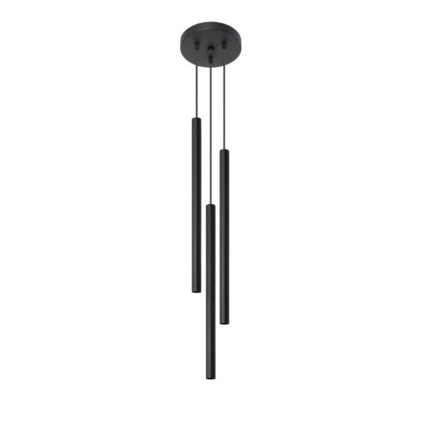 Pendant Lamp Pastelo 3p Black