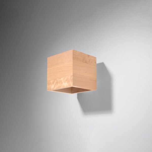 Wall Lamp Quad Natural Wood - Image 2