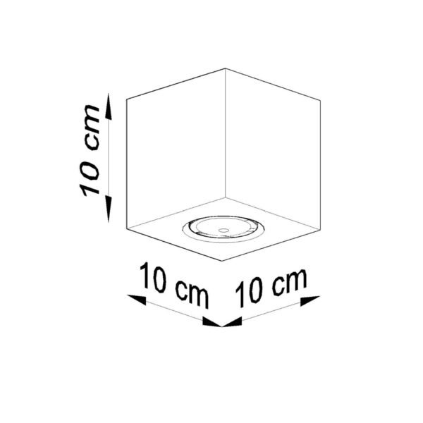 Ceiling Lamp Quad Natural Wood - Image 4