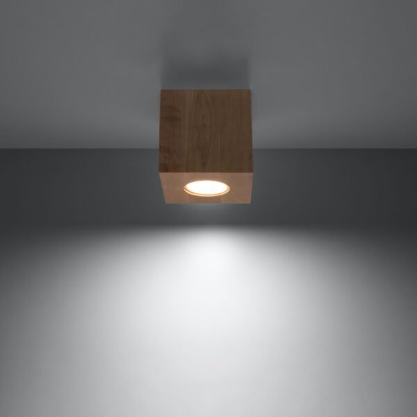 Ceiling Lamp Quad Natural Wood - Image 3