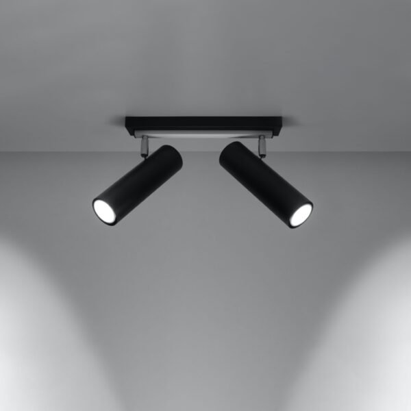 Ceiling Lamp Direzione 2 Black - Image 3