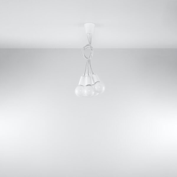 Pendant Lamp Diego 5 White Multi Pendants Modern Designer Lights