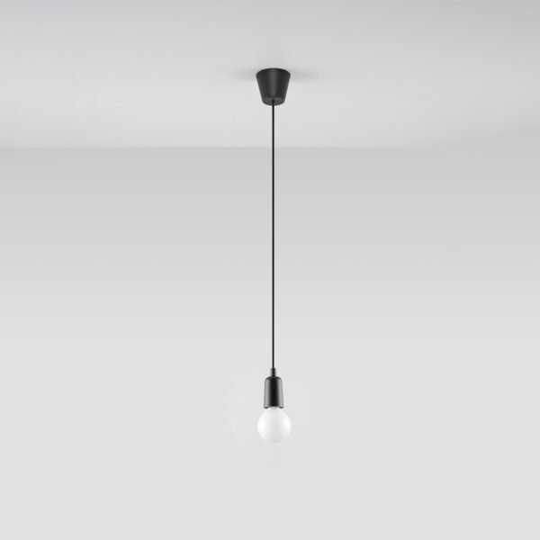 Pendant Lamp Diego 1 Black - Image 2