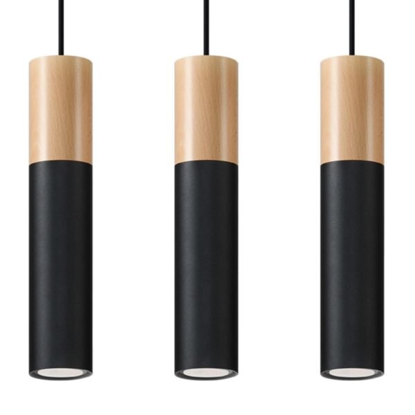 Pendant Lamp Pablo 3 Black Multi Pendants Modern Designer Lights