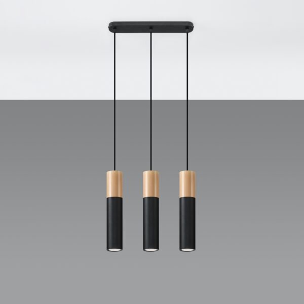 Pendant Lamp Pablo 3 Black Multi Pendants Modern Designer Lights