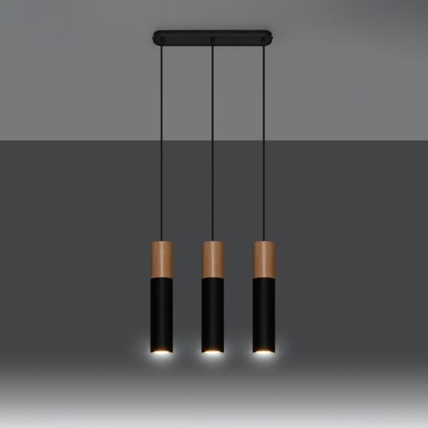 Pendant Lamp Pablo 3 Black Multi Pendants Modern Designer Lights