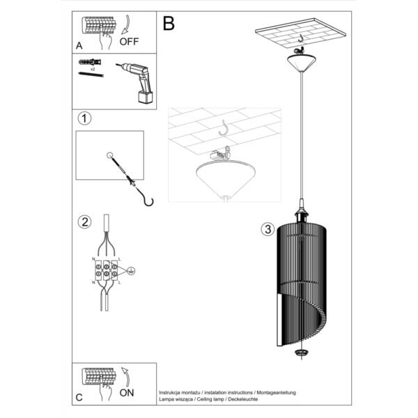 Pendant Lamp Alexia Wood - Image 5
