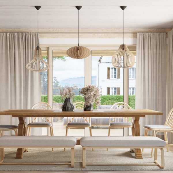 Pendant Lamp Elza Wood - Image 6