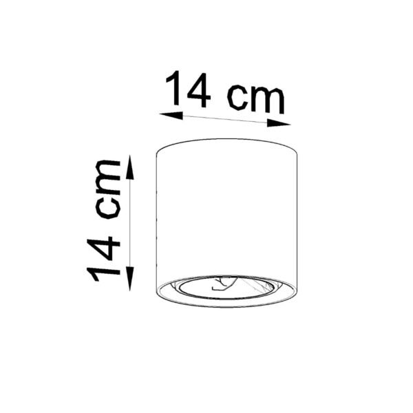 Ceiling Lamp Cullo Concrete - Image 4